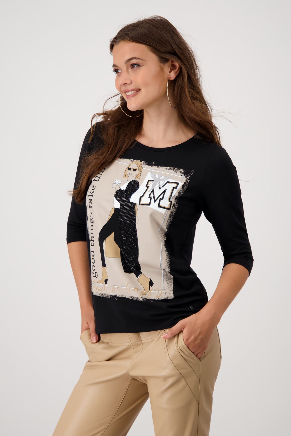 Pullover, schwarz