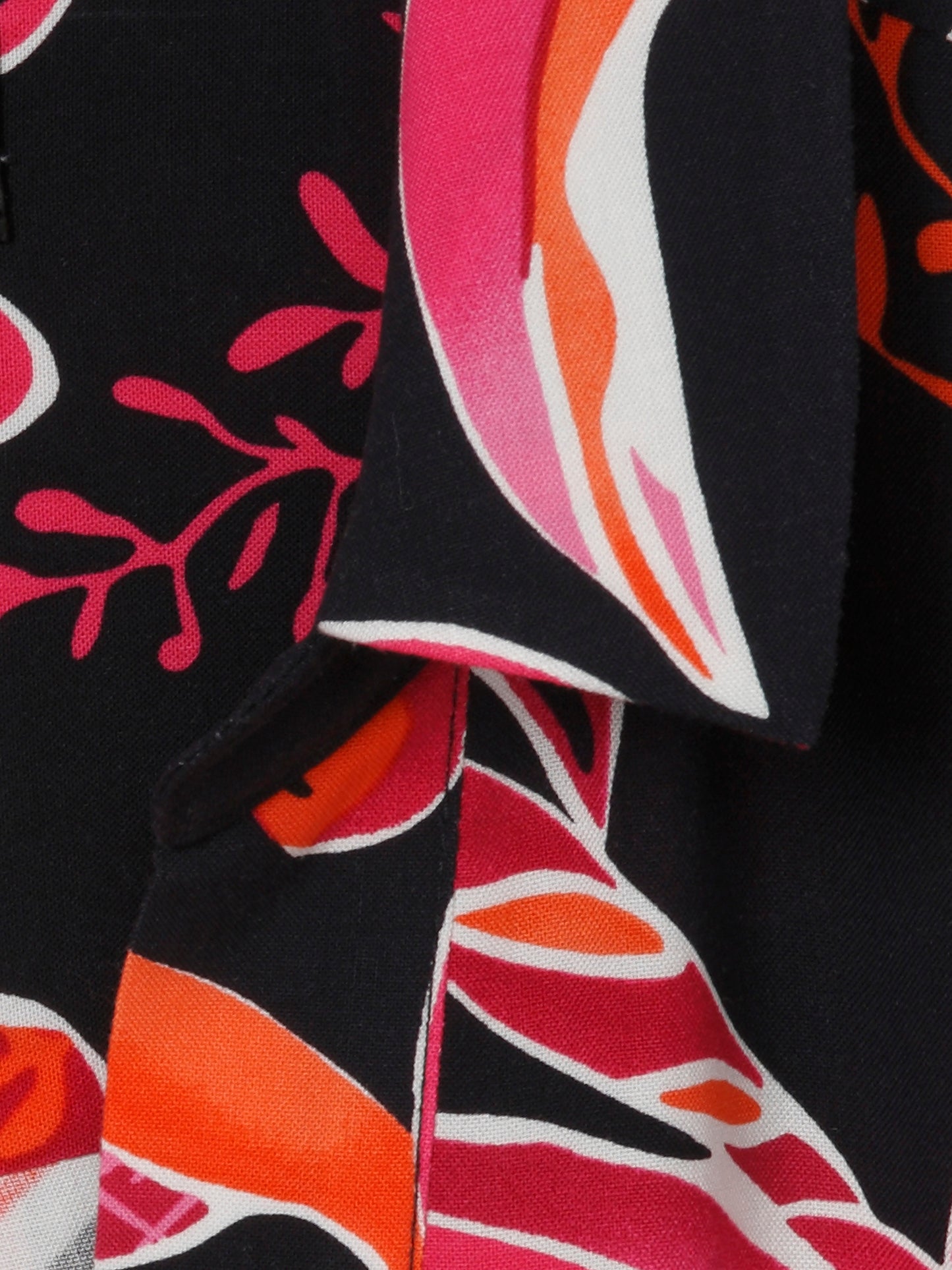 Kleid Hemdkragen 3/4 Arm Druck
