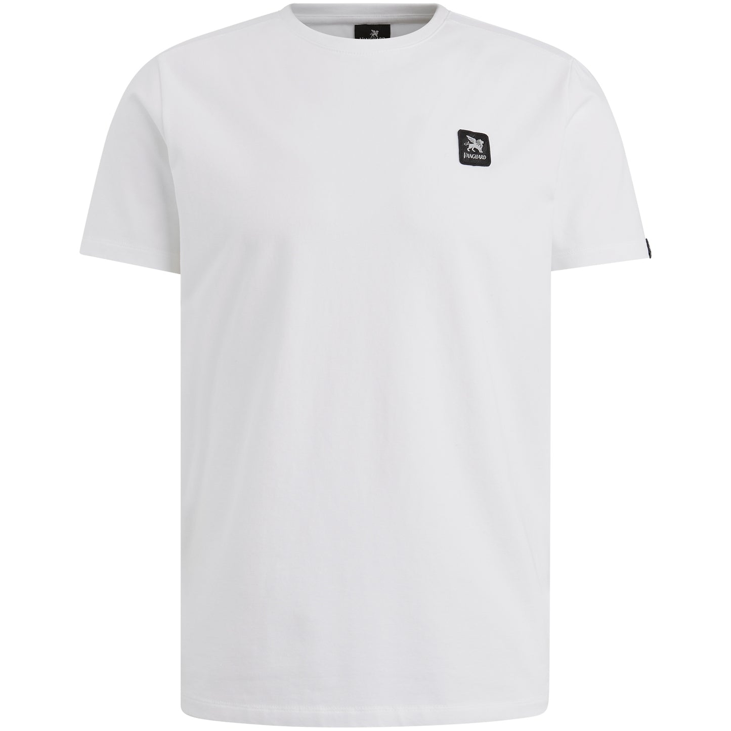 Crewneck cotton elastane jersey