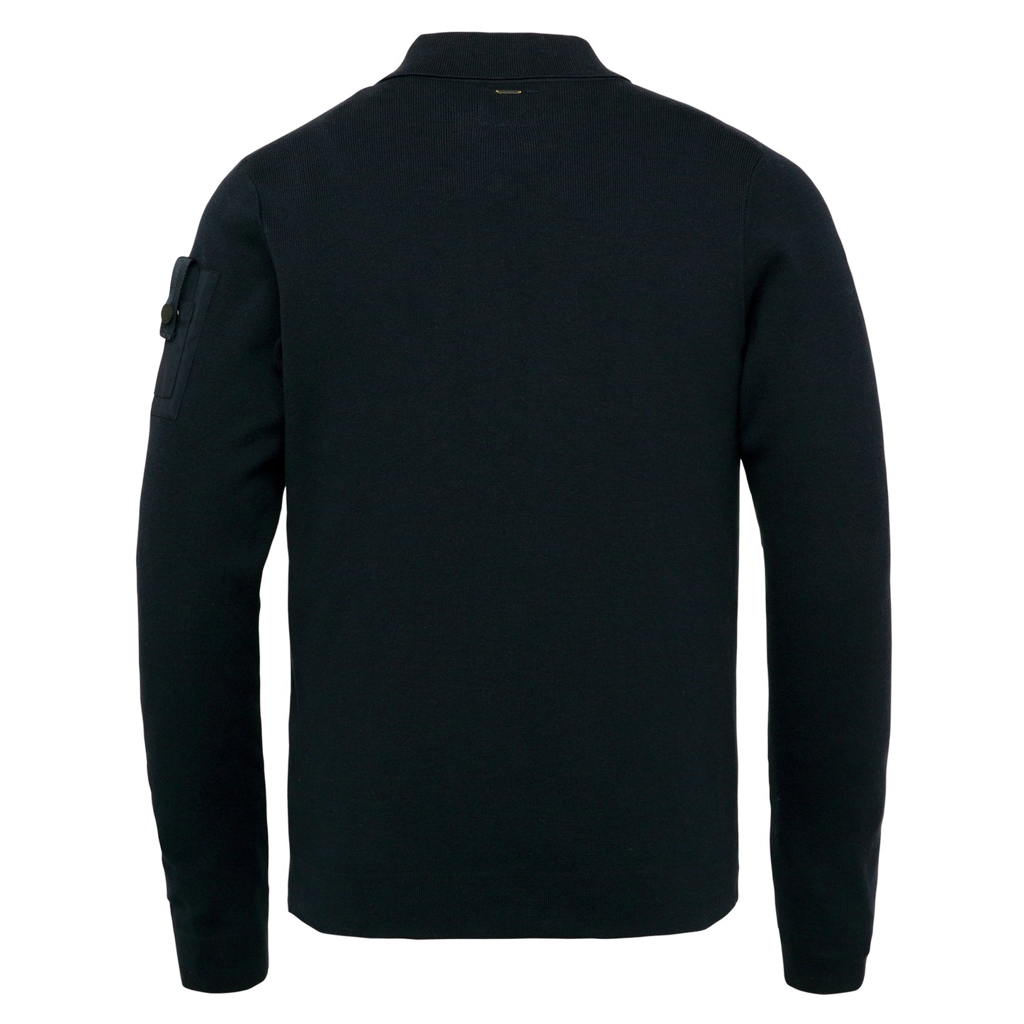 Button jacket cotton knit