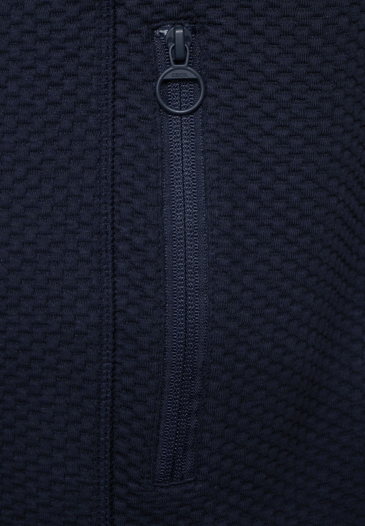 Sweatjacke mit Struktur