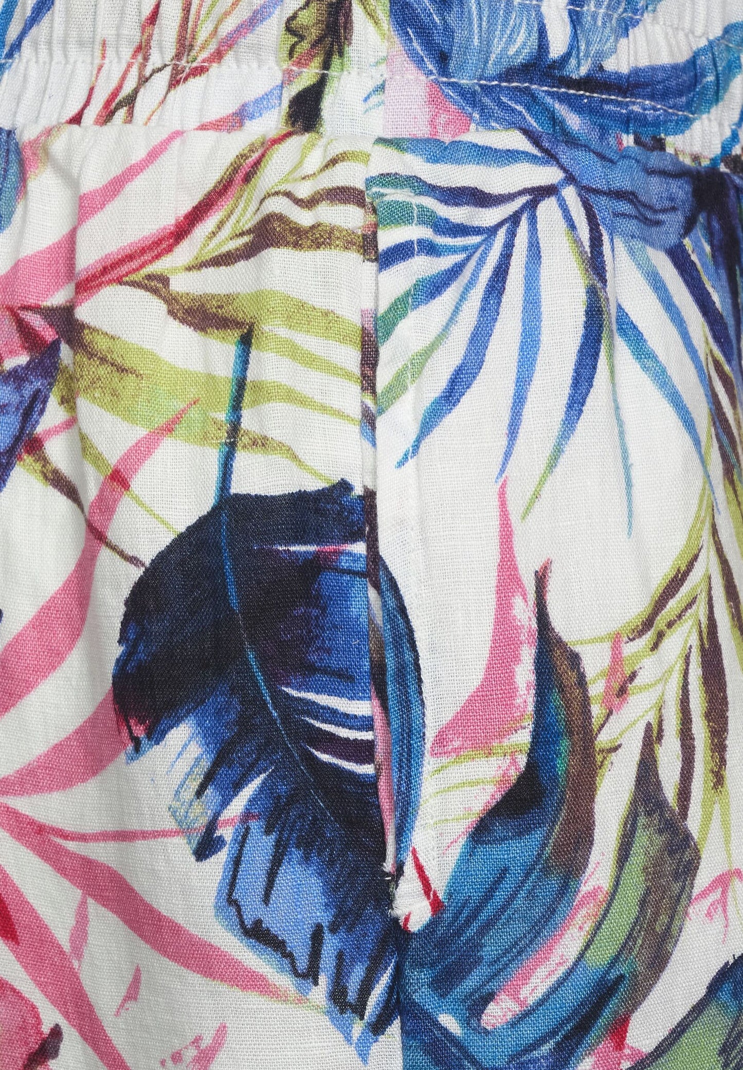 Leinenhose mit Print