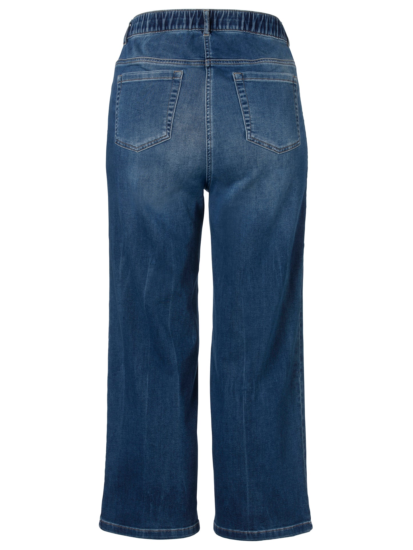 Hose lang gerades Bein Jeans Culotte