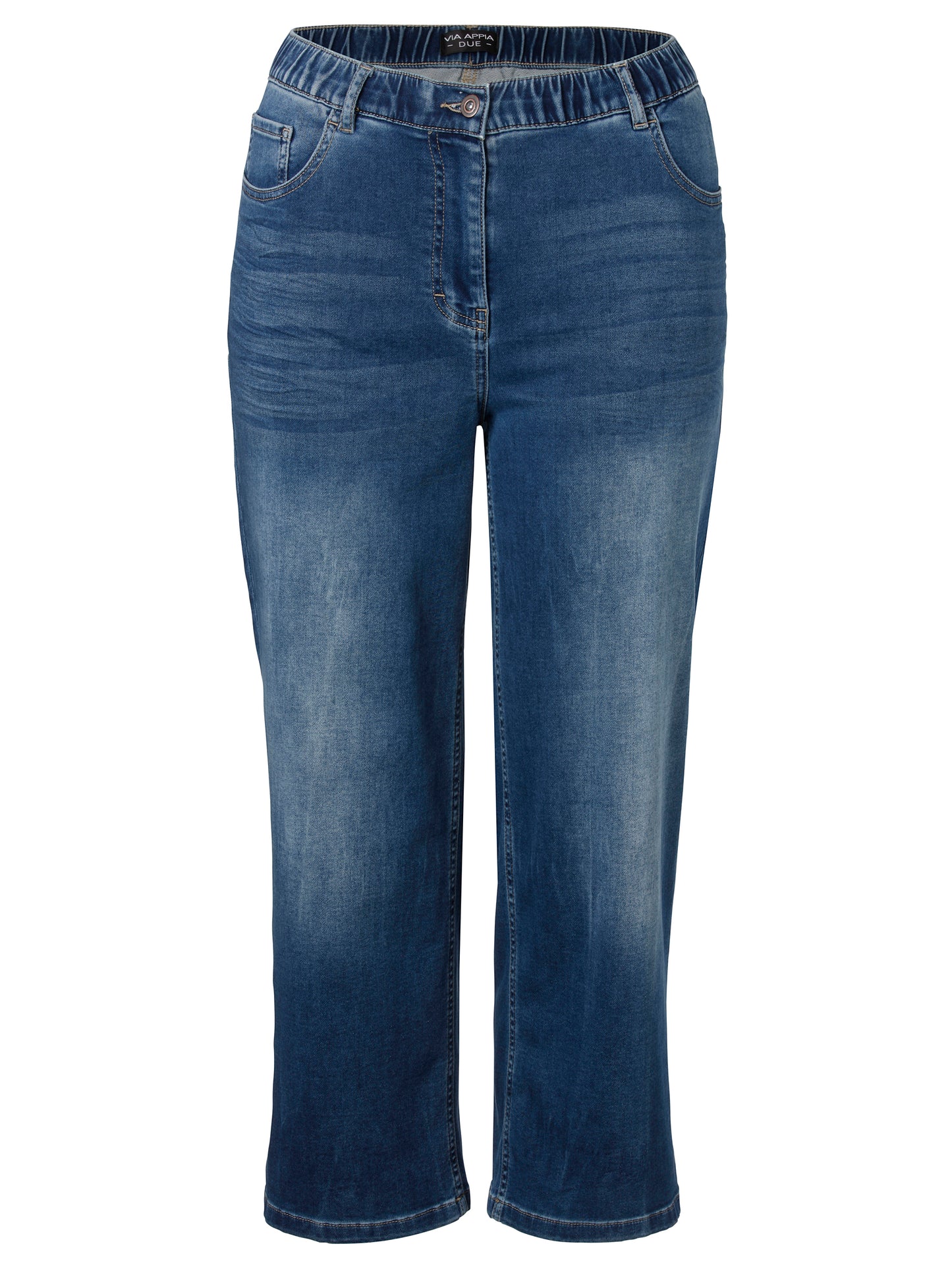 Hose lang gerades Bein Jeans Culotte