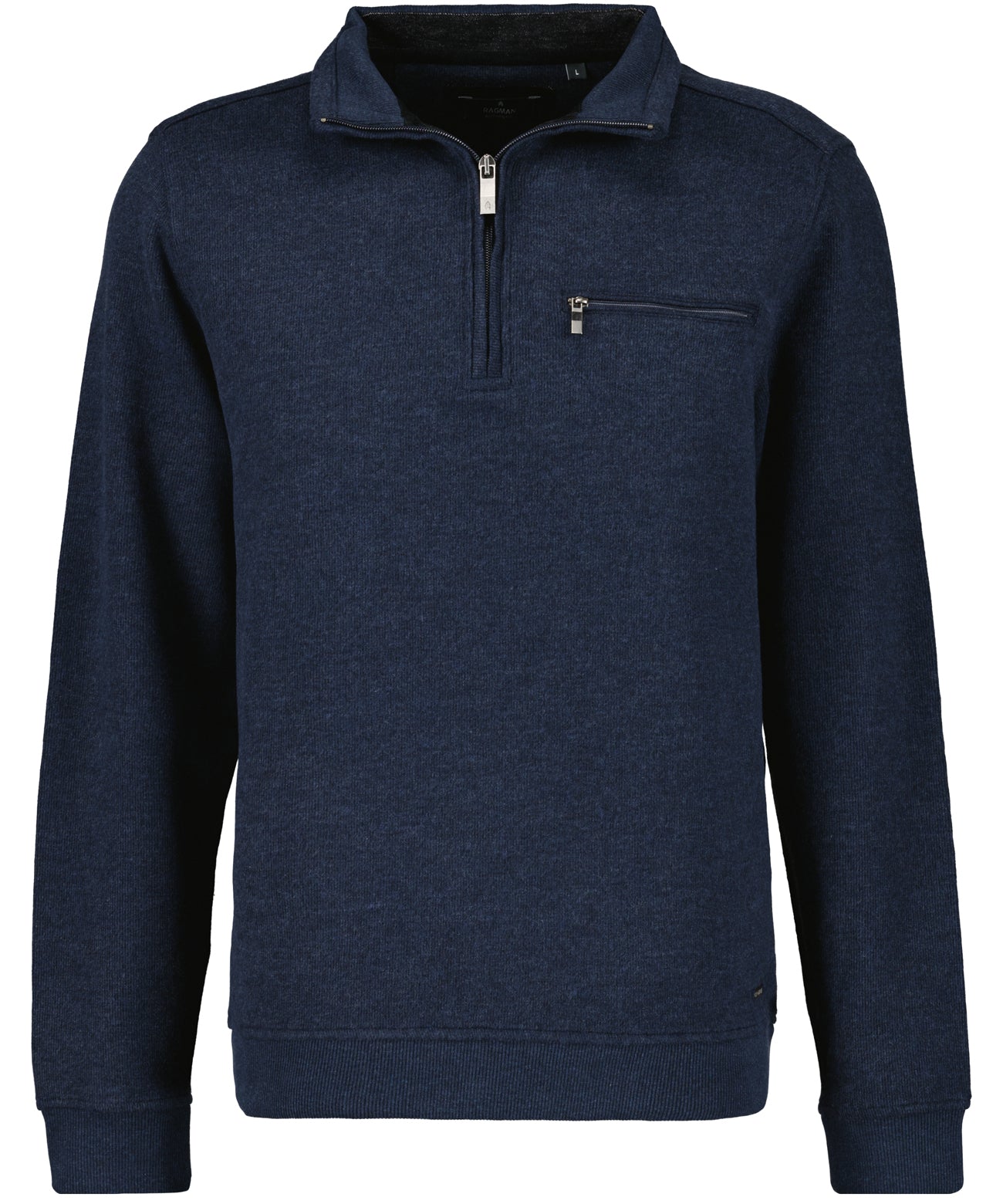 Sweatshirt mit Stehkragen und Zip