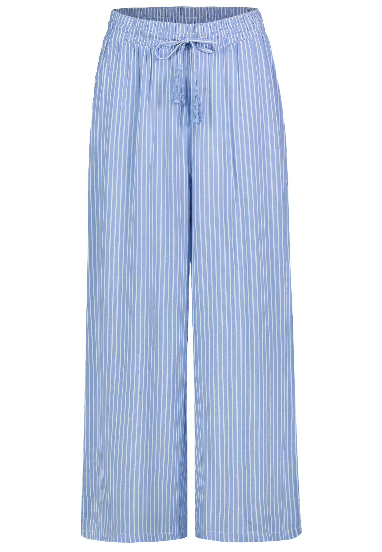 DOB Hose,weites Bein Style,, stripes: sky blue-white