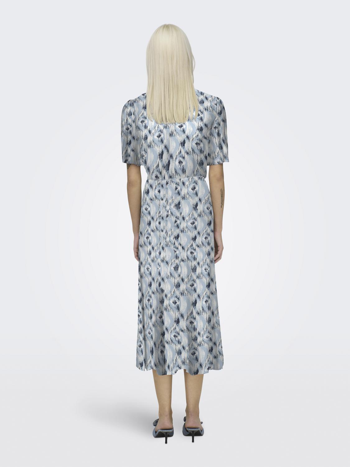 ONLHALIA S/S MIDI DRESS WVN NOOS