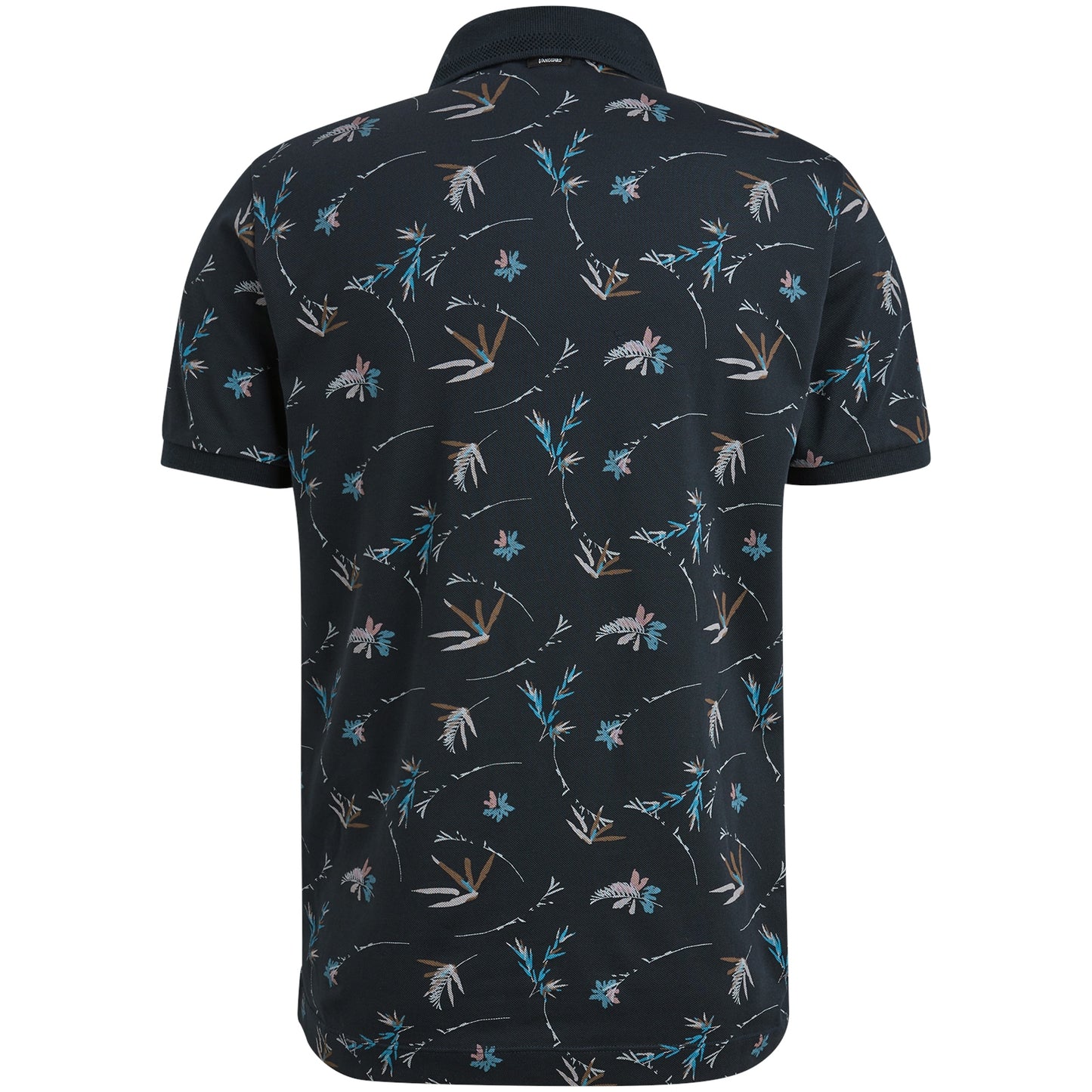 Short sleeve polo stretch pique blend