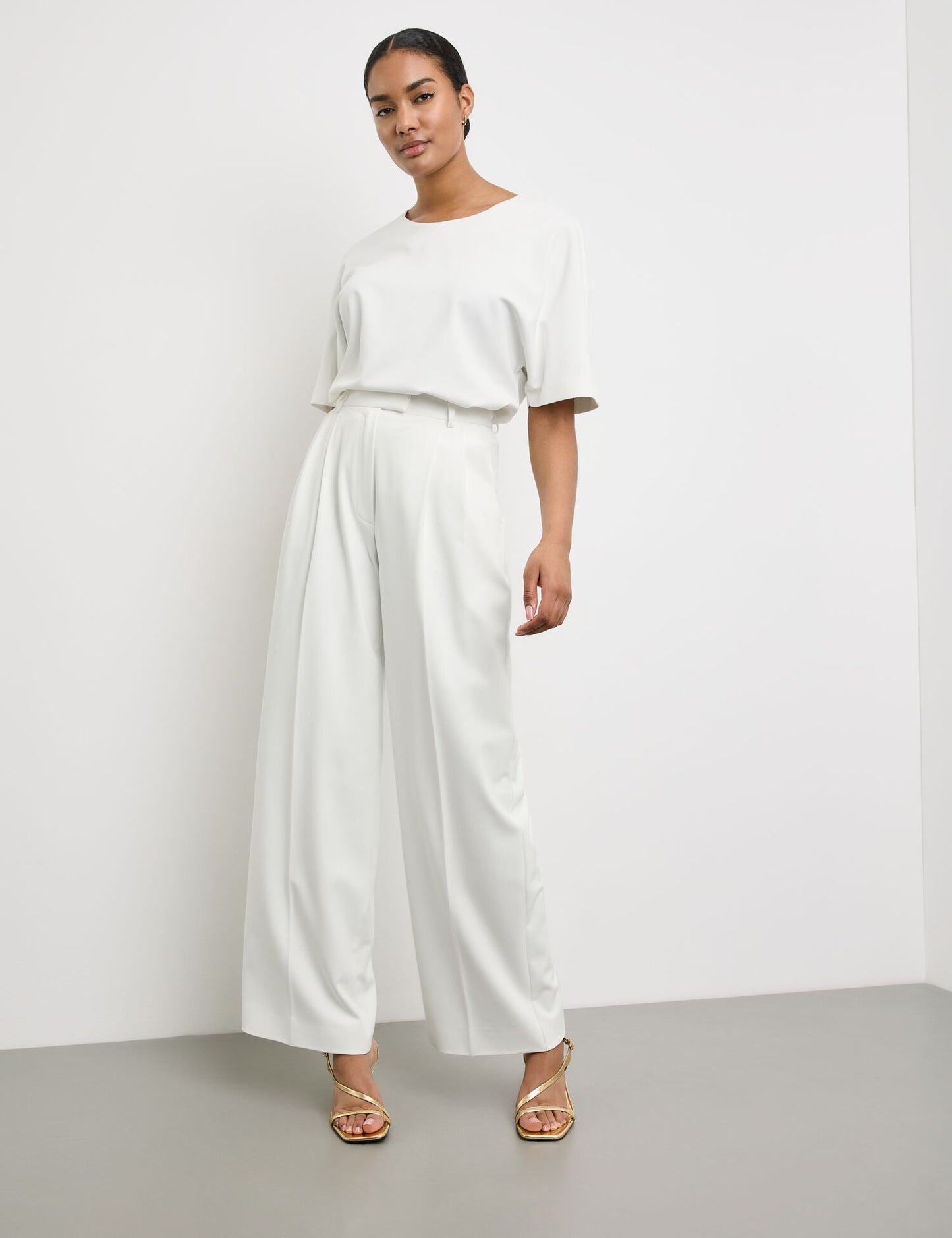 Fließende Hose Wide Leg