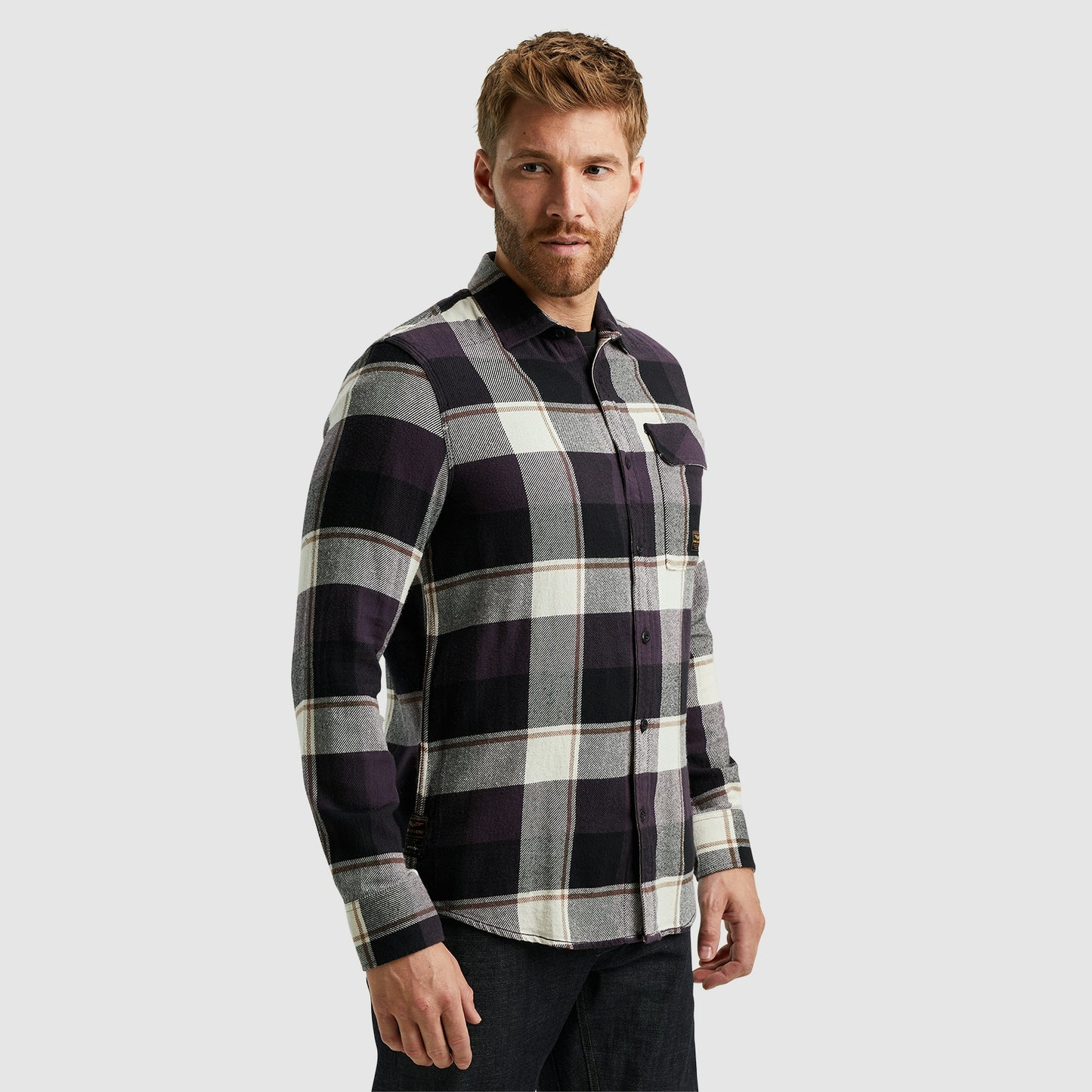 Long Sleeve Shirt Ctn Flanel H. twill Check