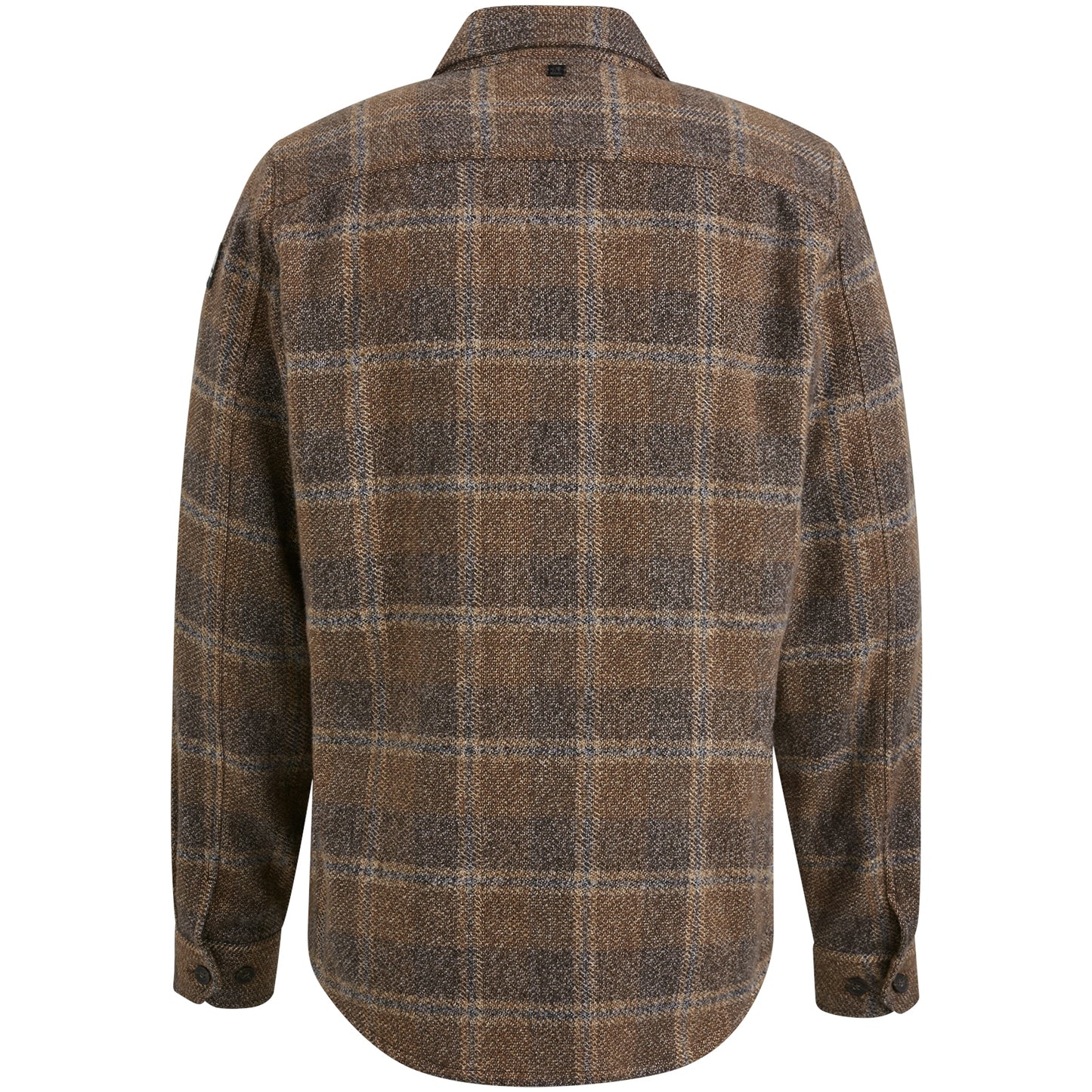 Long Sleeve Shirt Check Brushed Mouline