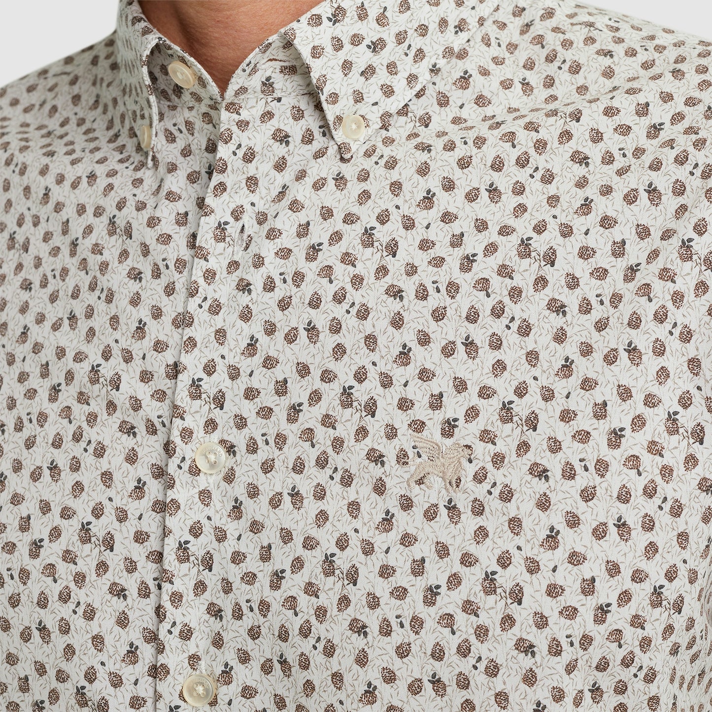 Long Sleeve Shirt Print on poplin stretch