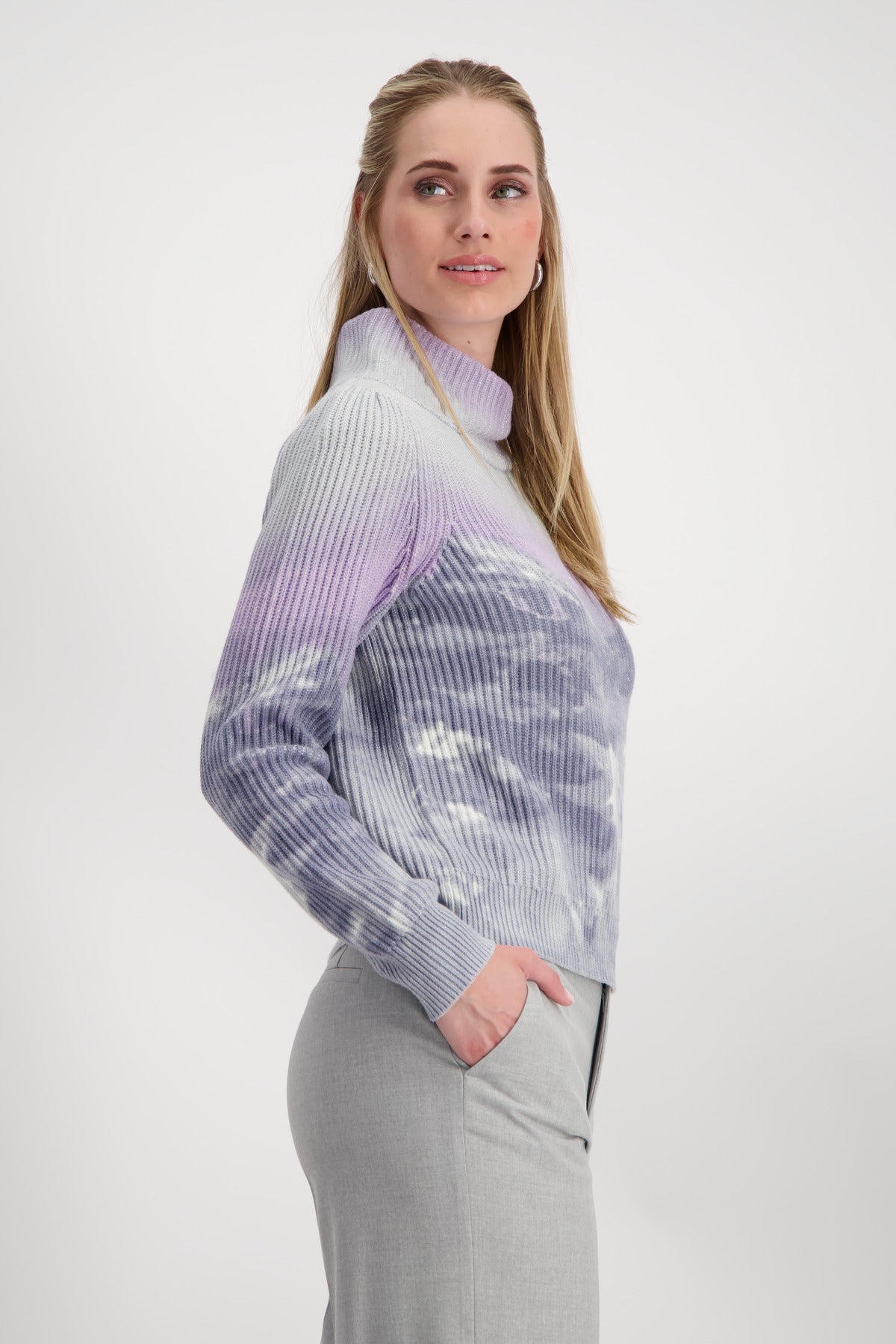 Pullover, chrome gemustert