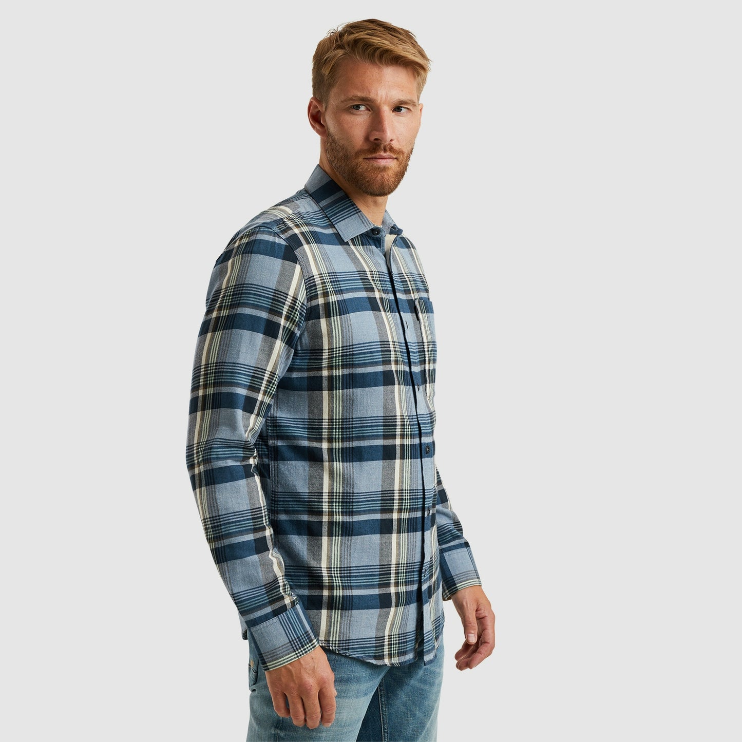 Long Sleeve Shirt Twill Yd Check