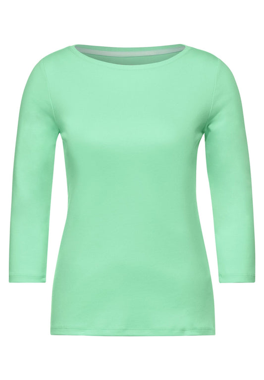 Basic Shirt in Unifarbe